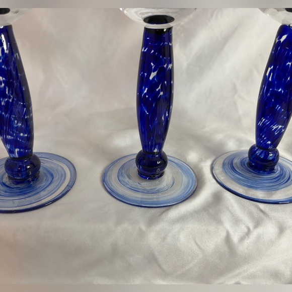3-hand blown wine glasses - Picture 6 of 6